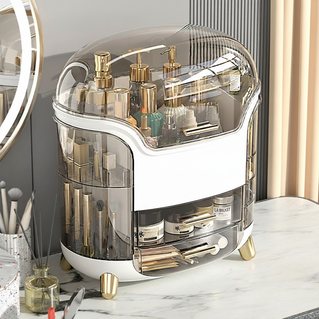 Clear Acrylic Makeup Storage Case - Pexav