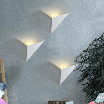 Triangular LED Wall Light – Nordic Design Aluminum Wall Lamp for Living Room, Hallway, Bedroom, Warm & Cool White Options 5
