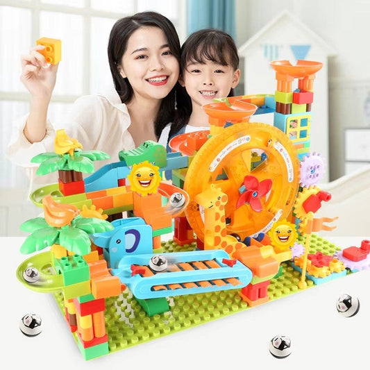 Colorful Marble Run Music Turntable - Pexav