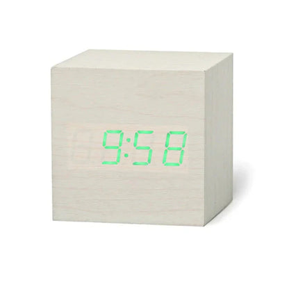 Small Digital Clock with Dimmable Light and Snooze