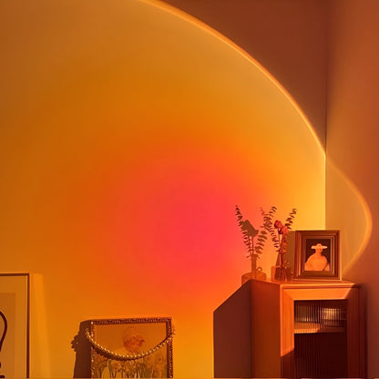 USB Sunset Projector LED Lamp with 360° Rotation – Adjustable Mood Lighting for Dreamy Ambience 7
