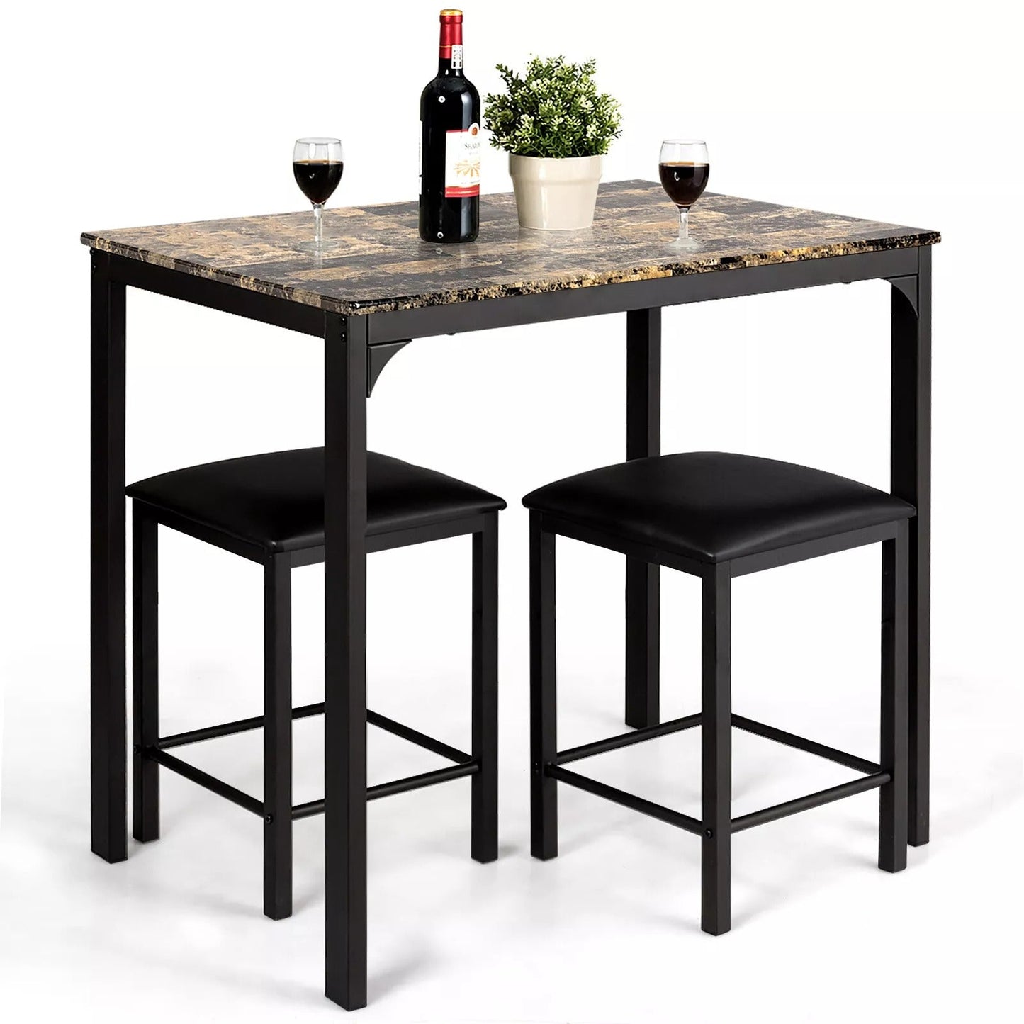 Compact 2 Piece Kitchen Table Set - Pexav