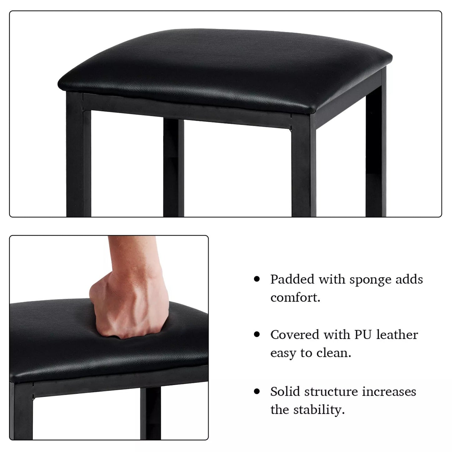 Compact 2 Piece Kitchen Table Set