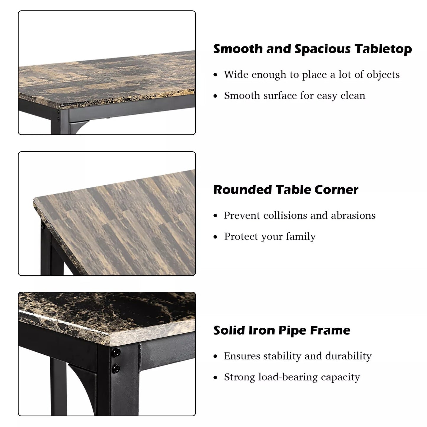 Compact 2 Piece Kitchen Table Set