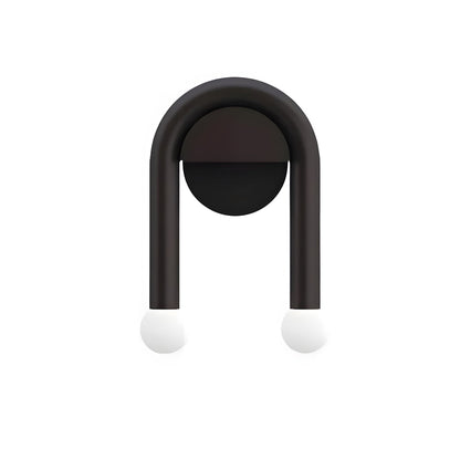 Ultra-Modern Double Light Wall Sconce – Arched Metal Wall Lamp for Stylish Indoor Lighting 7