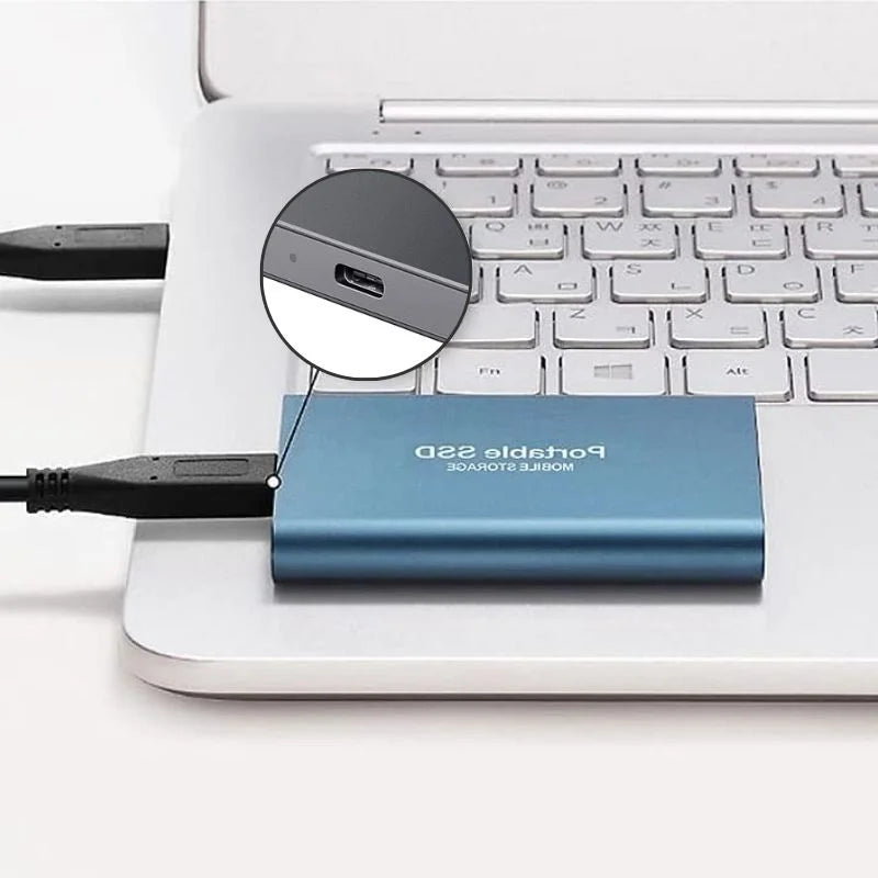 Compact Fast USB 3.1 External SSD Drive