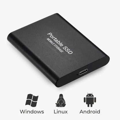 Compact Fast USB External Hard Drive for Data Storage