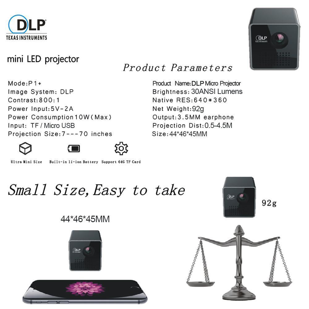 Compact 1080P Full HD Projector