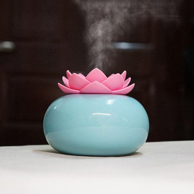 Ultrasonic Aroma Diffuser with Matte Ceramic Design, 200ml Electric Diffuser for Essential Oils, Calming Mist for Home or Office 7