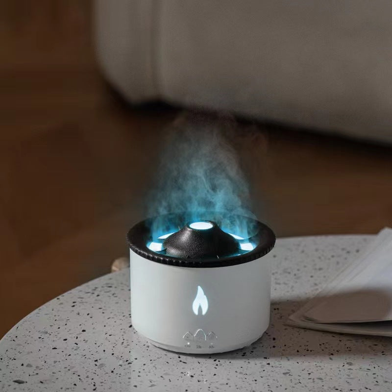 Ultrasonic Cool Mist Humidifier with Volcano Design and 7-Color LED Light – Aromatherapy Diffuser for Bedroom 3