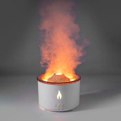 Ultrasonic Cool Mist Humidifier with Volcano Design and 7-Color LED Light – Aromatherapy Diffuser for Bedroom 4