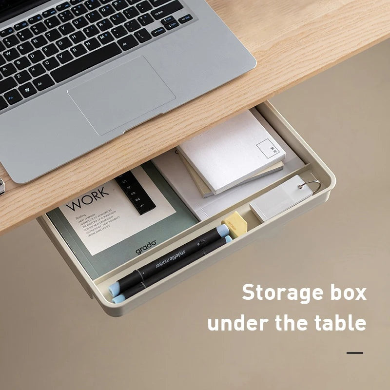 Under Desk Hidden Storage Drawer Organizer Box