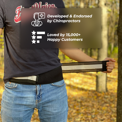 Comfortable Back Support Brace for Lower Back Pain Relief