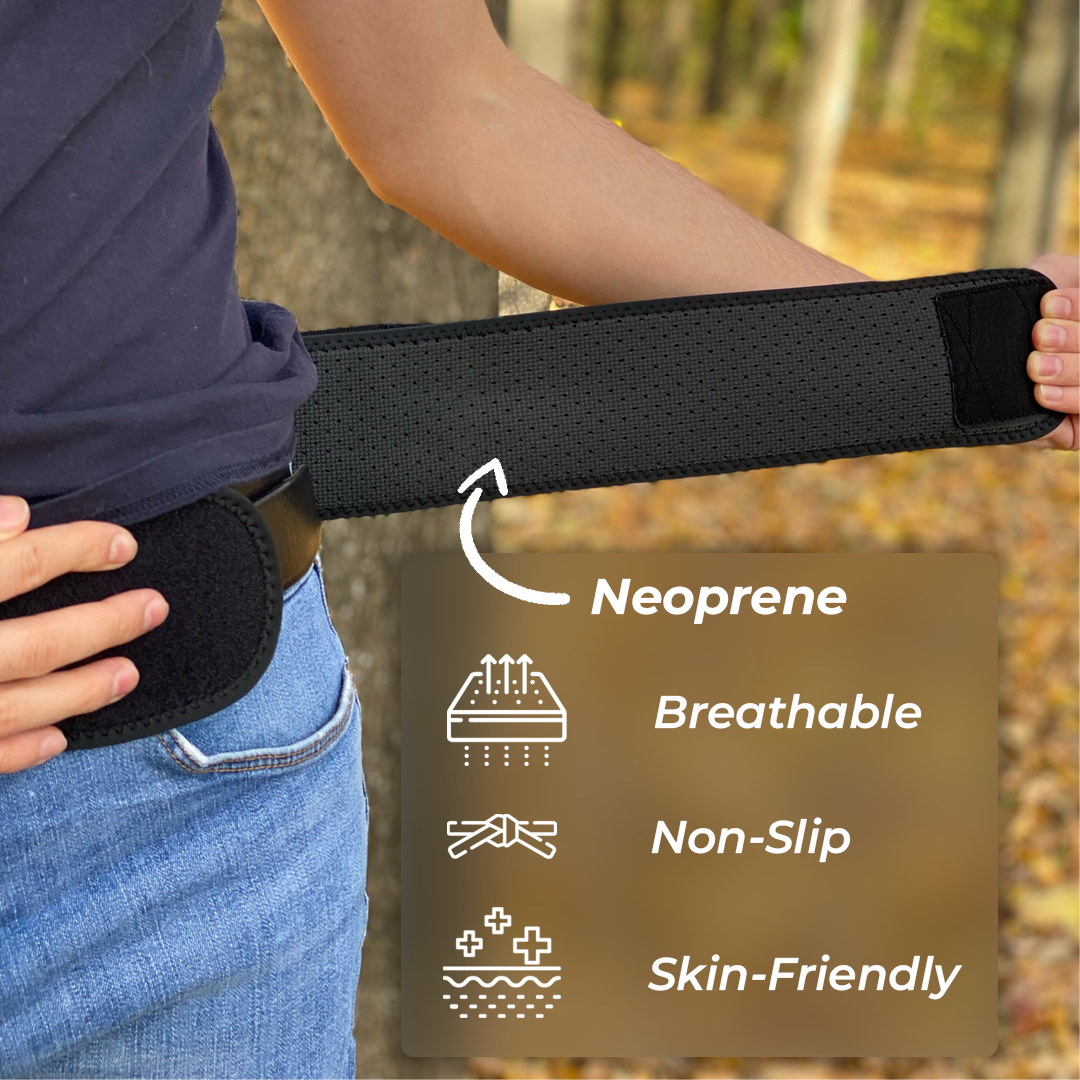 Comfortable Back Support Brace for Lower Back Pain Relief