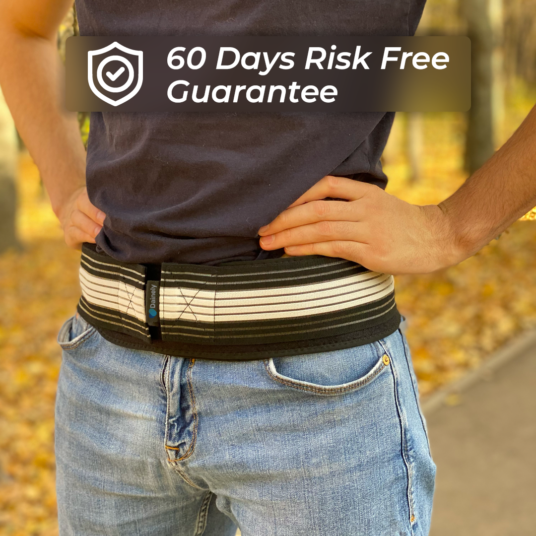 Comfortable Back Support Brace for Lower Back Pain Relief