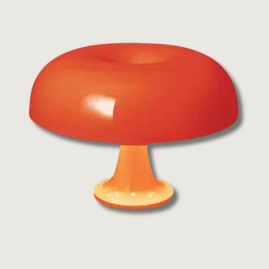 Rustic Wooden Mushroom Table Lamp - Pexav