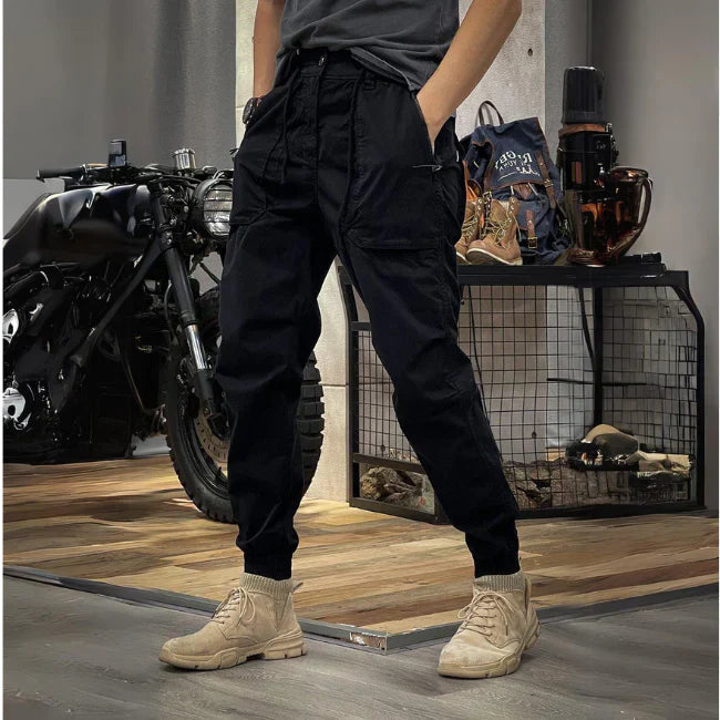 Men's Flexible Work Cargo Pants with Tool Pockets