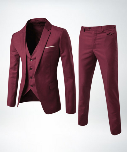 Classic Men's 3-Piece Business Suit