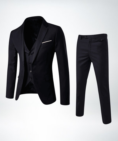 Classic Men's 3-Piece Business Suit