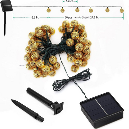 Waterproof Outdoor Solar Fairy String Lights