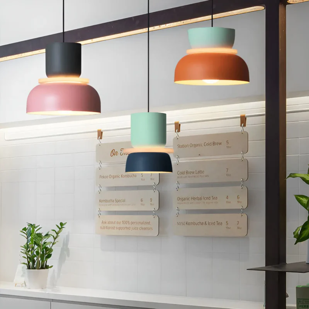 Bright Colorful LED Pendant Light