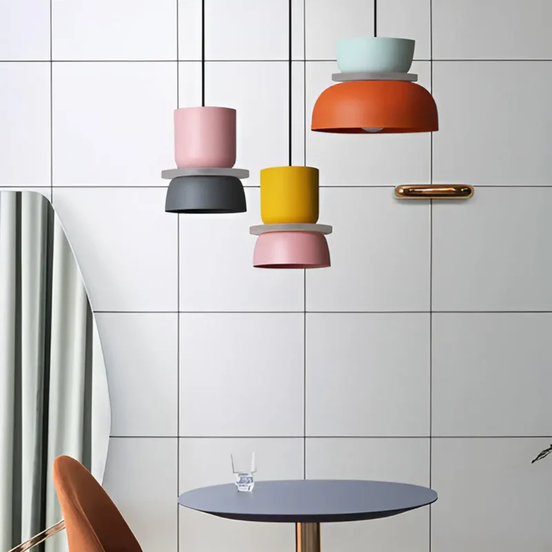 Bright Colorful LED Pendant Light