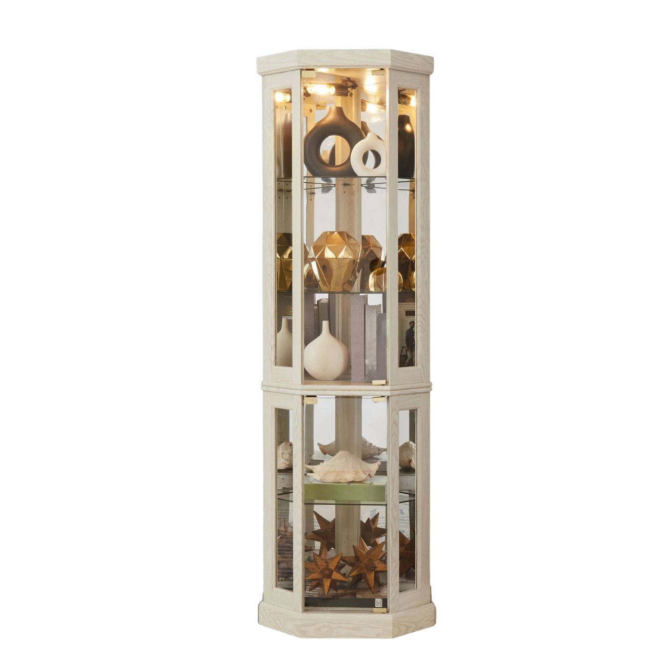 Stylish Display Corner Cabinet