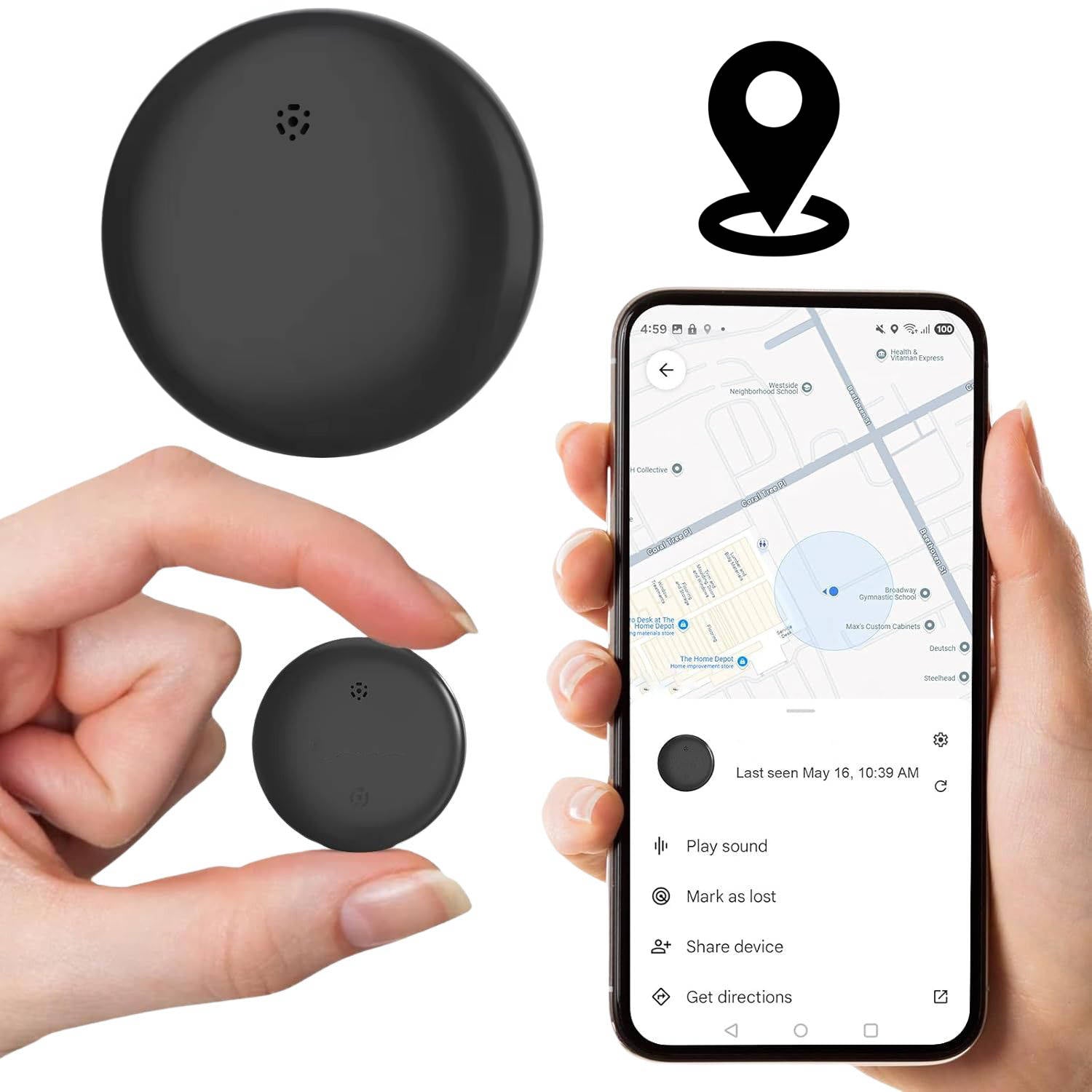 Compact GPS Tracking Device for Vehicles, Pets & Valuables - Pexav