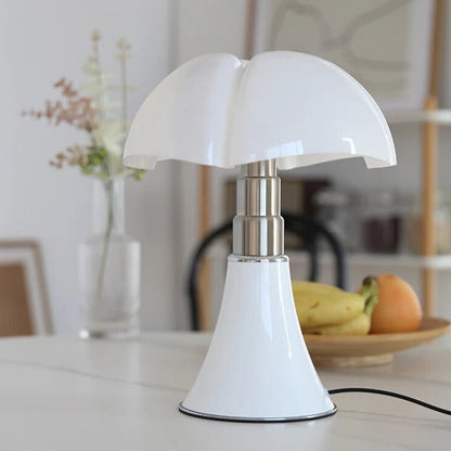 Elegant Floral Glass Table Lamp