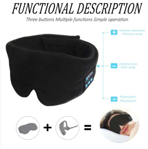 Soft Sleep Wireless Noise Cancelling Headphones