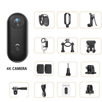 Small 4K WiFi Action Cam for Sports and Outdoor Use