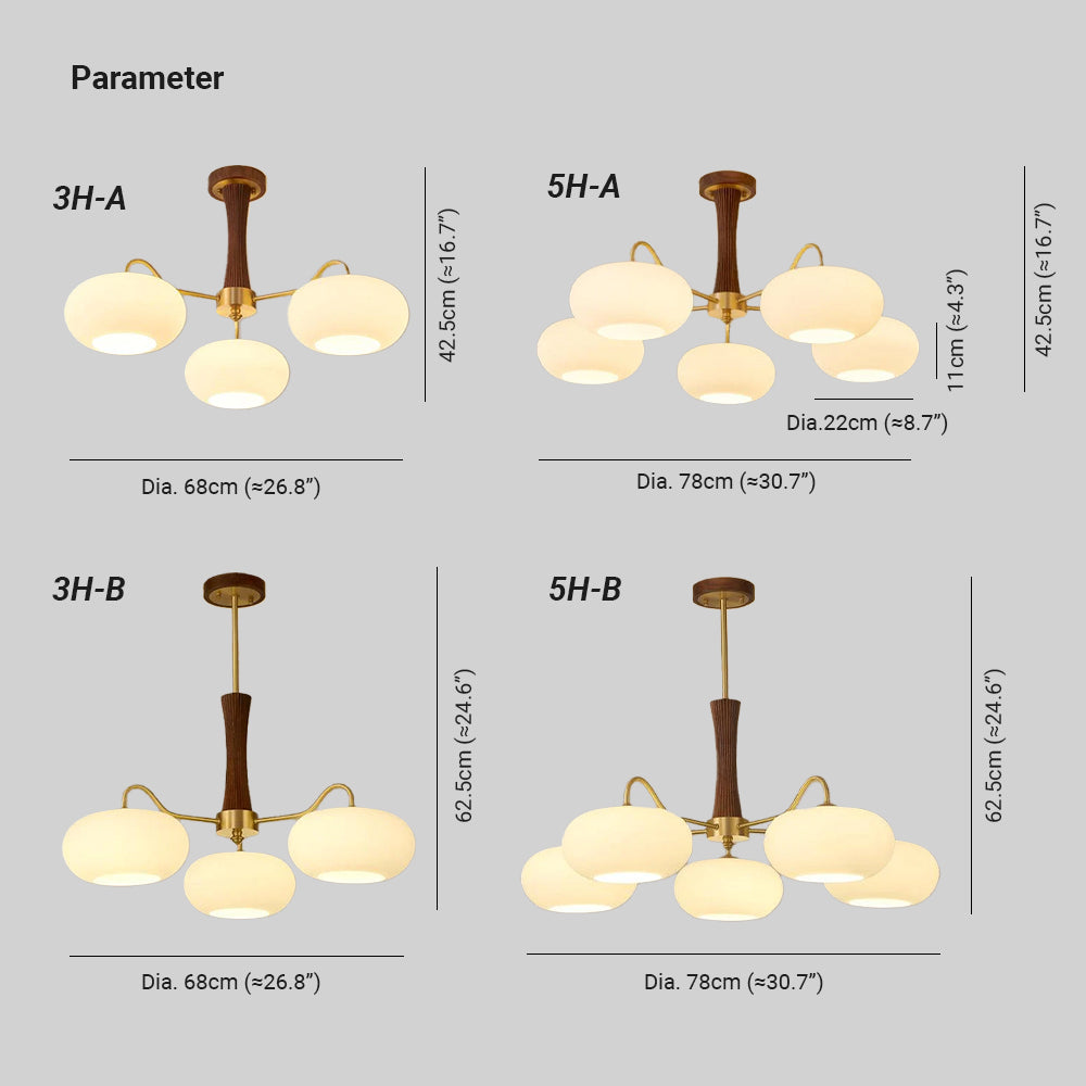 Vintage Style Glass Pendant Ceiling Lamp Fixture