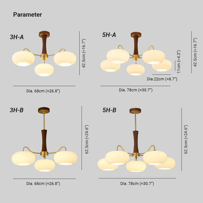 Vintage Style Glass Pendant Ceiling Lamp Fixture