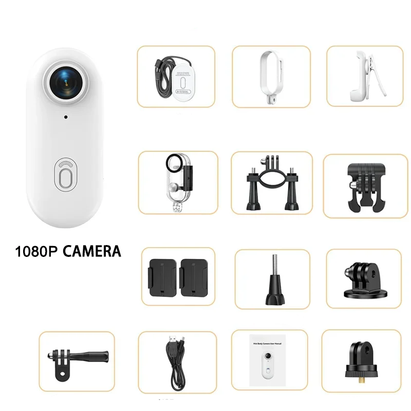 Small 4K WiFi Action Cam for Sports and Outdoor Use