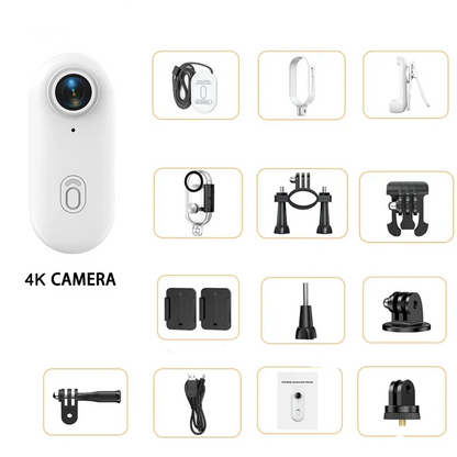Small 4K WiFi Action Cam for Sports and Outdoor Use