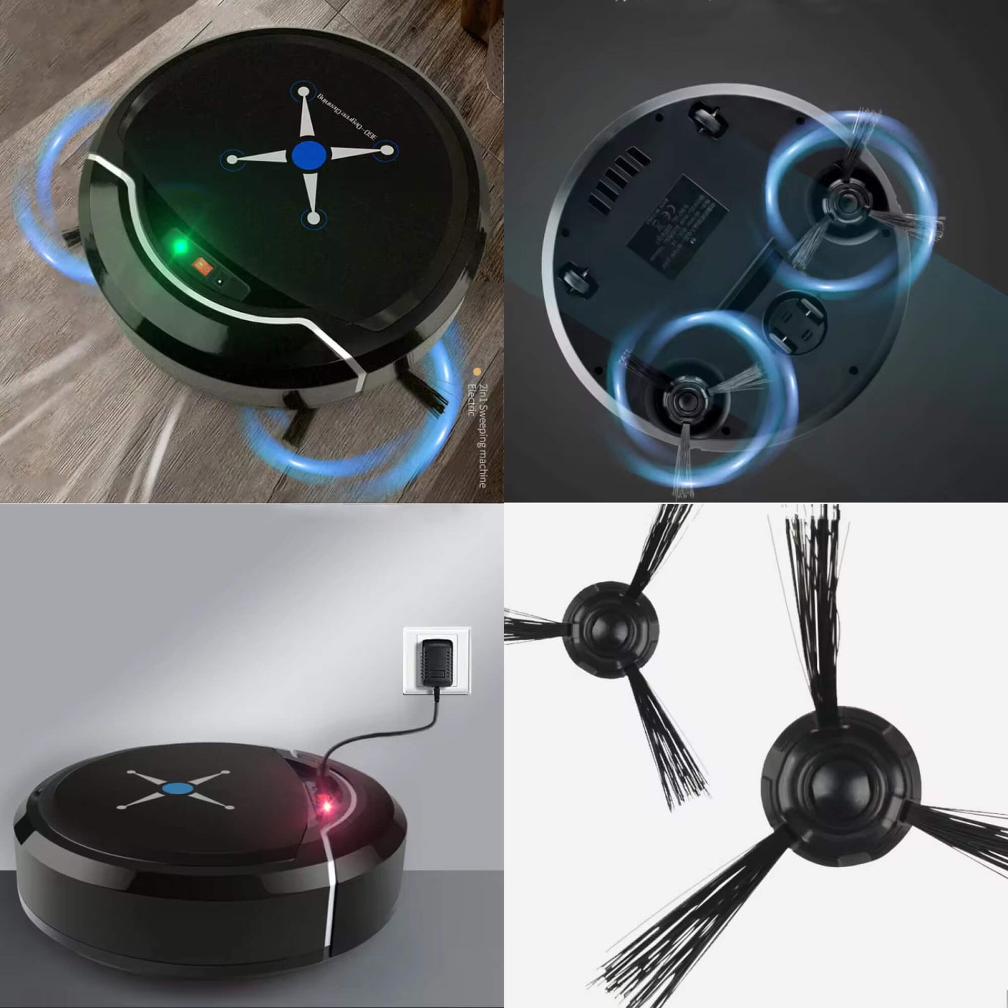 Wi-Fi Smart Vacuum and Mop with Advanced Navigation