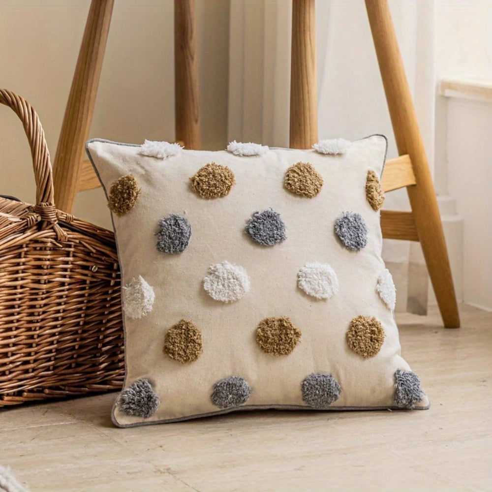 Colorful Spot Pattern Pillow Cover - Pexav