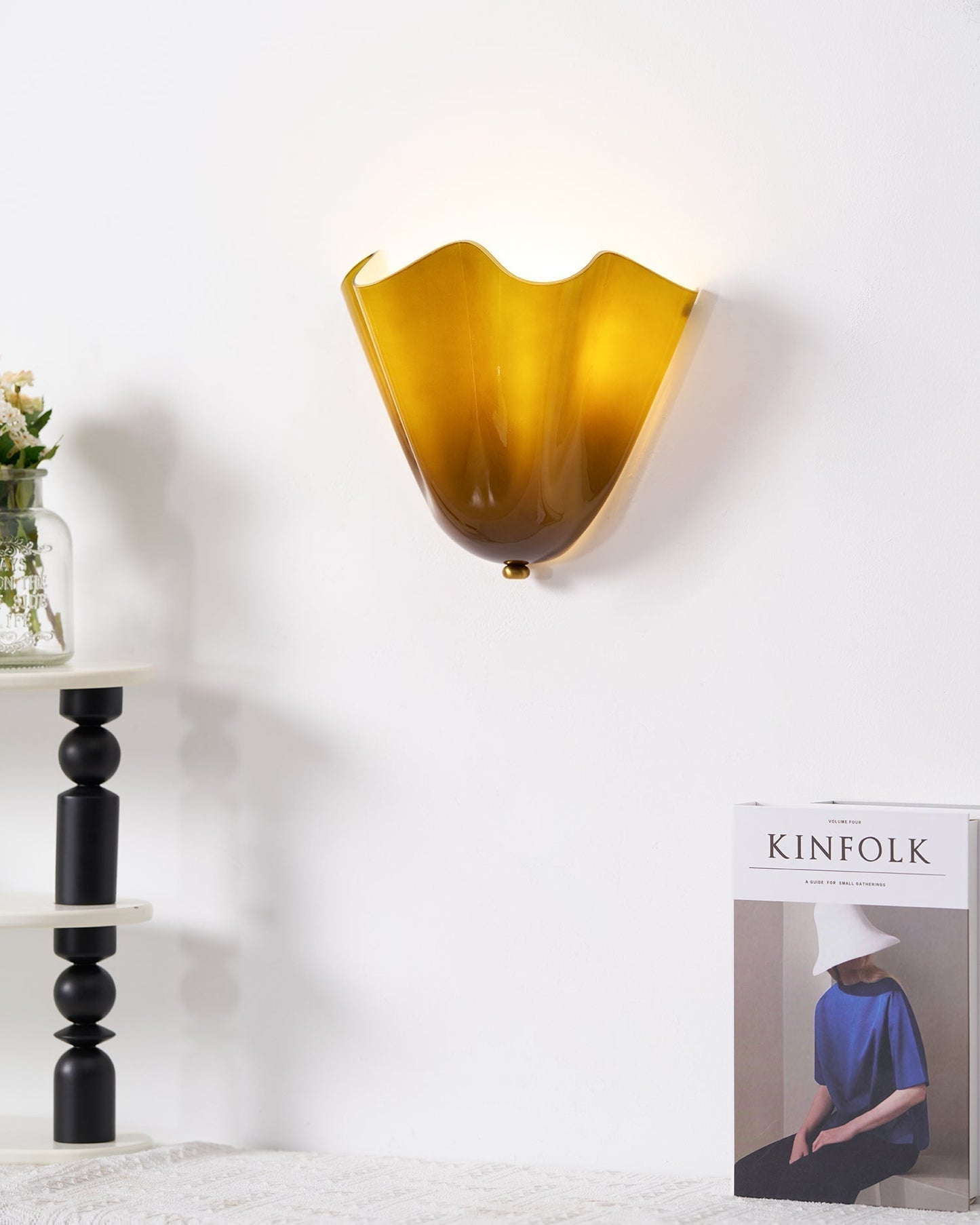 Floral Wall Lamp Warm Ambient LED Light