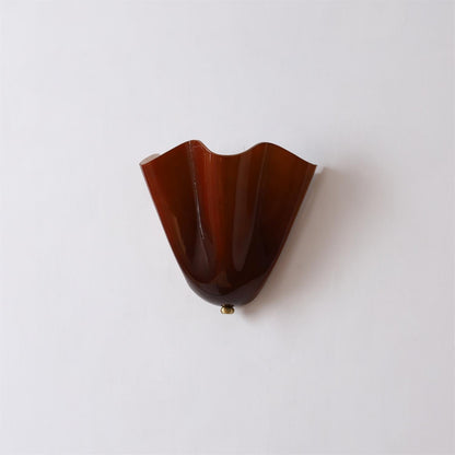 Elegant Floral Style Wall Lamp Soft Lighting