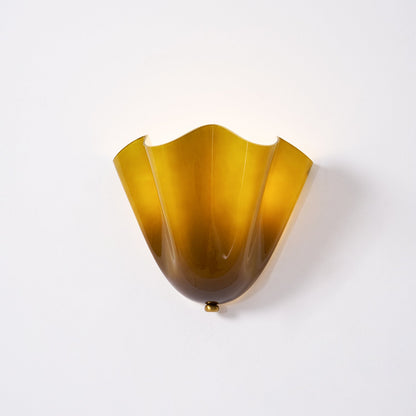 Elegant Floral Style Wall Lamp Soft Lighting
