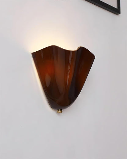 Elegant Floral Style Wall Lamp Soft Lighting