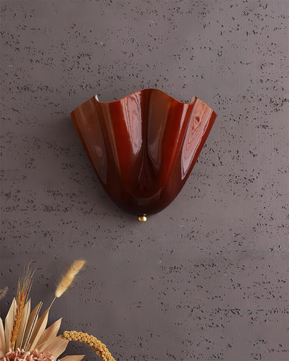 Elegant Floral Style Wall Lamp Soft Lighting