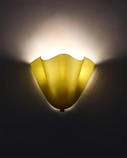 Elegant Floral Style Wall Lamp Soft Lighting