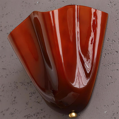 Elegant Floral Style Wall Lamp Soft Lighting
