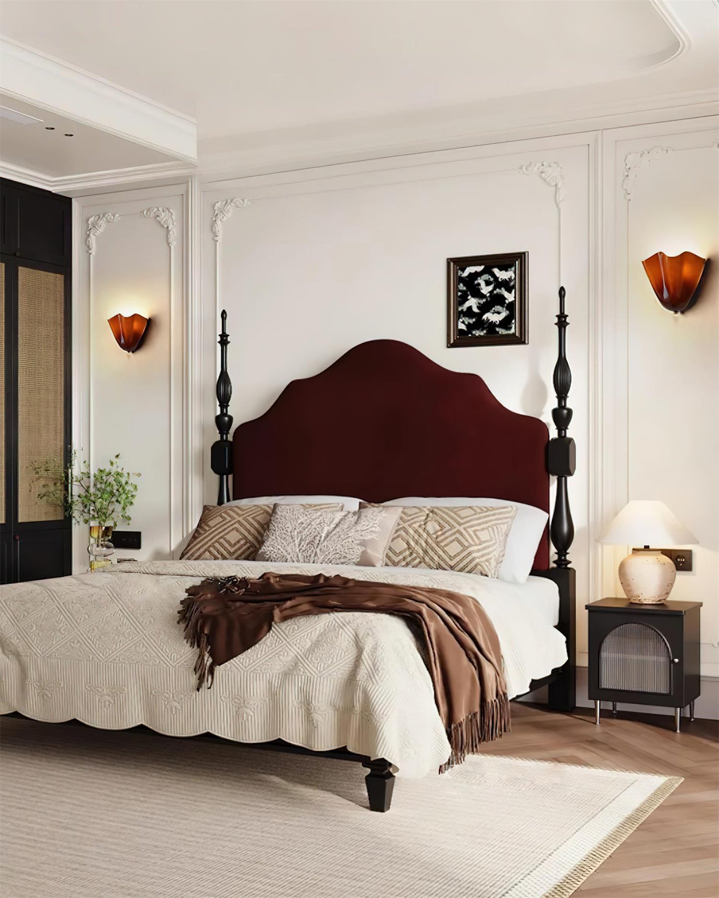 Floral Wall Lamp Warm Ambient LED Light