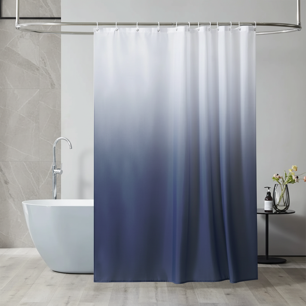 Waterproof Polyester Bathroom Curtain - Pexav