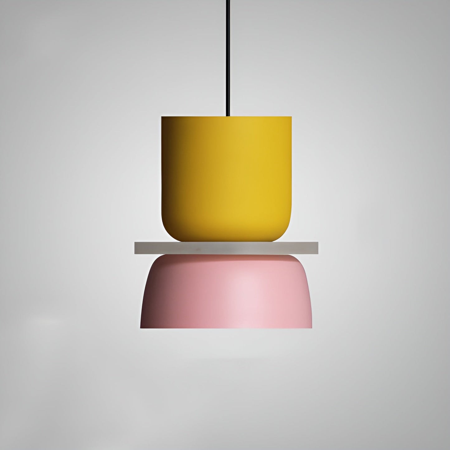 Bright Chrome Macaron Pendant Lighting Fixture - Pexav
