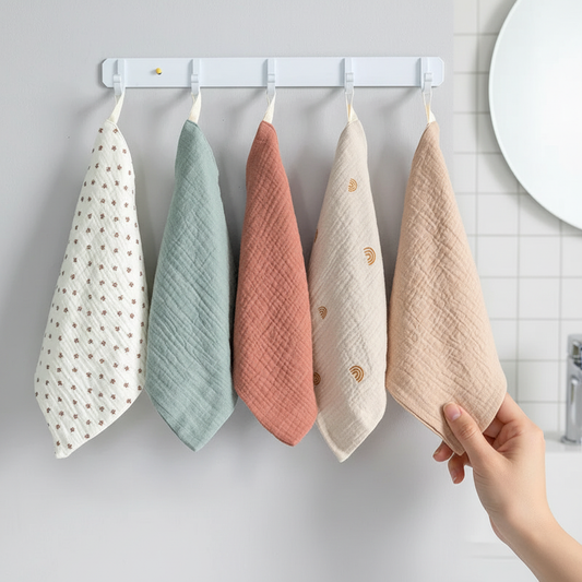 Soft Absorbent Face Towels - CottonCare - Pexav