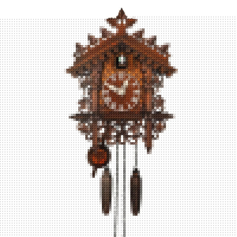 Classic Wooden Cuckoo Clock for Home Decor