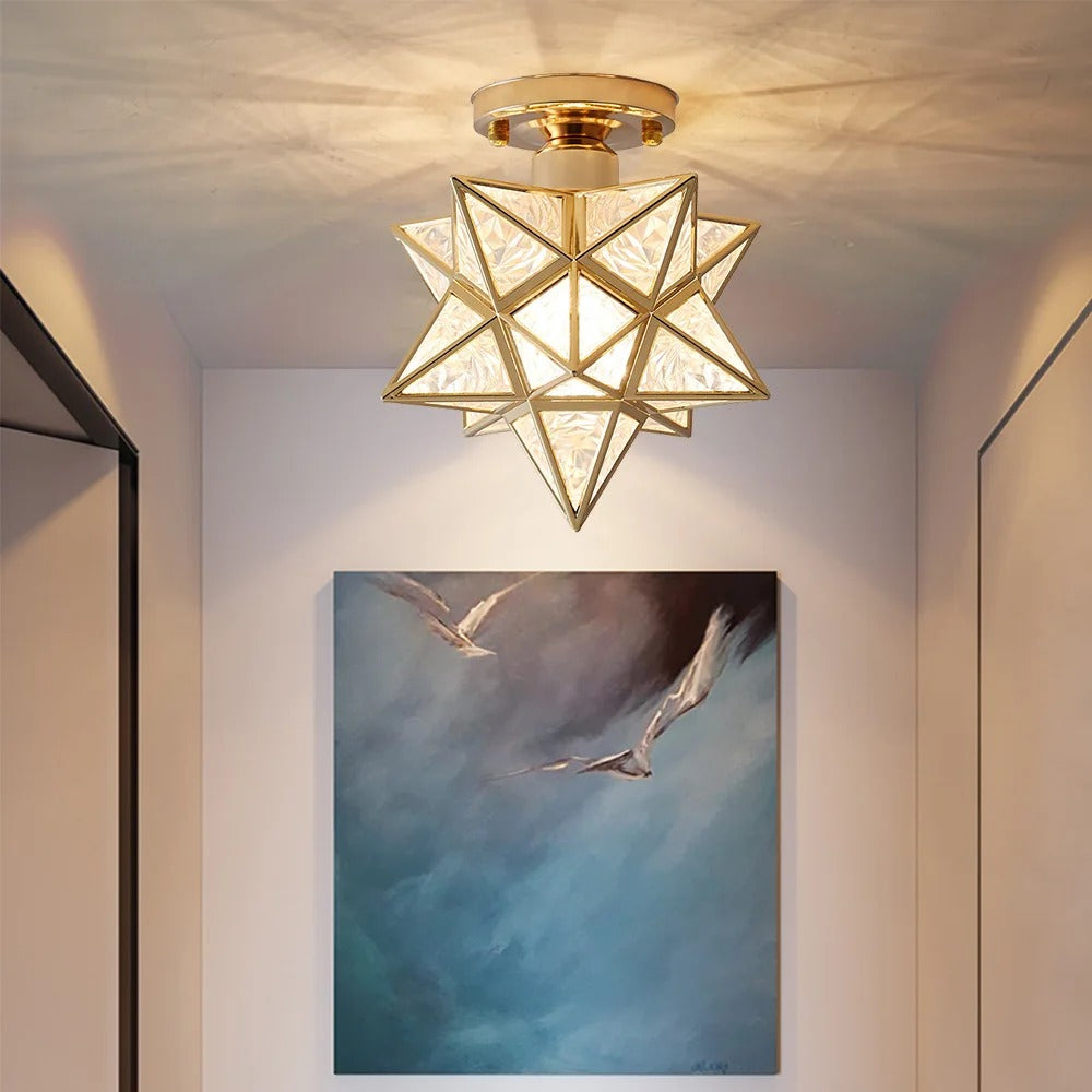 Classic Star Shaped Pendant Lamp